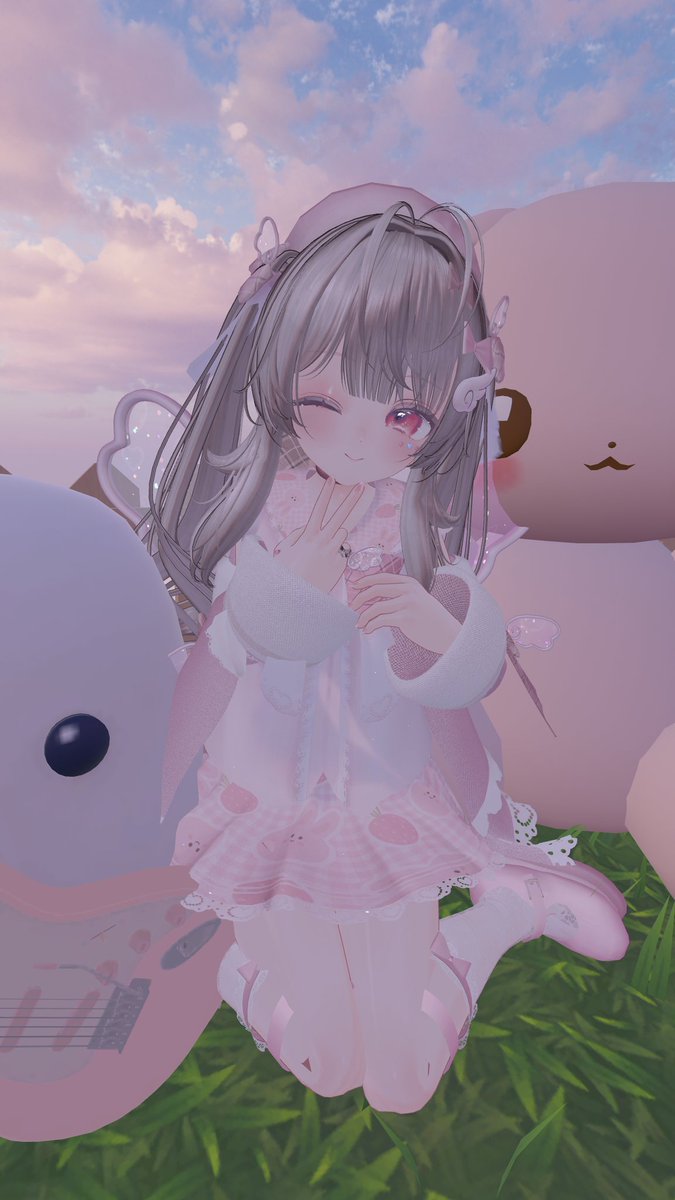 #GlayUnknown 
#餅亭 
#Chiffon3D
おはよう！！！最近どんどんかわいいアバターやお洋服が出てて物欲がやばい……😭