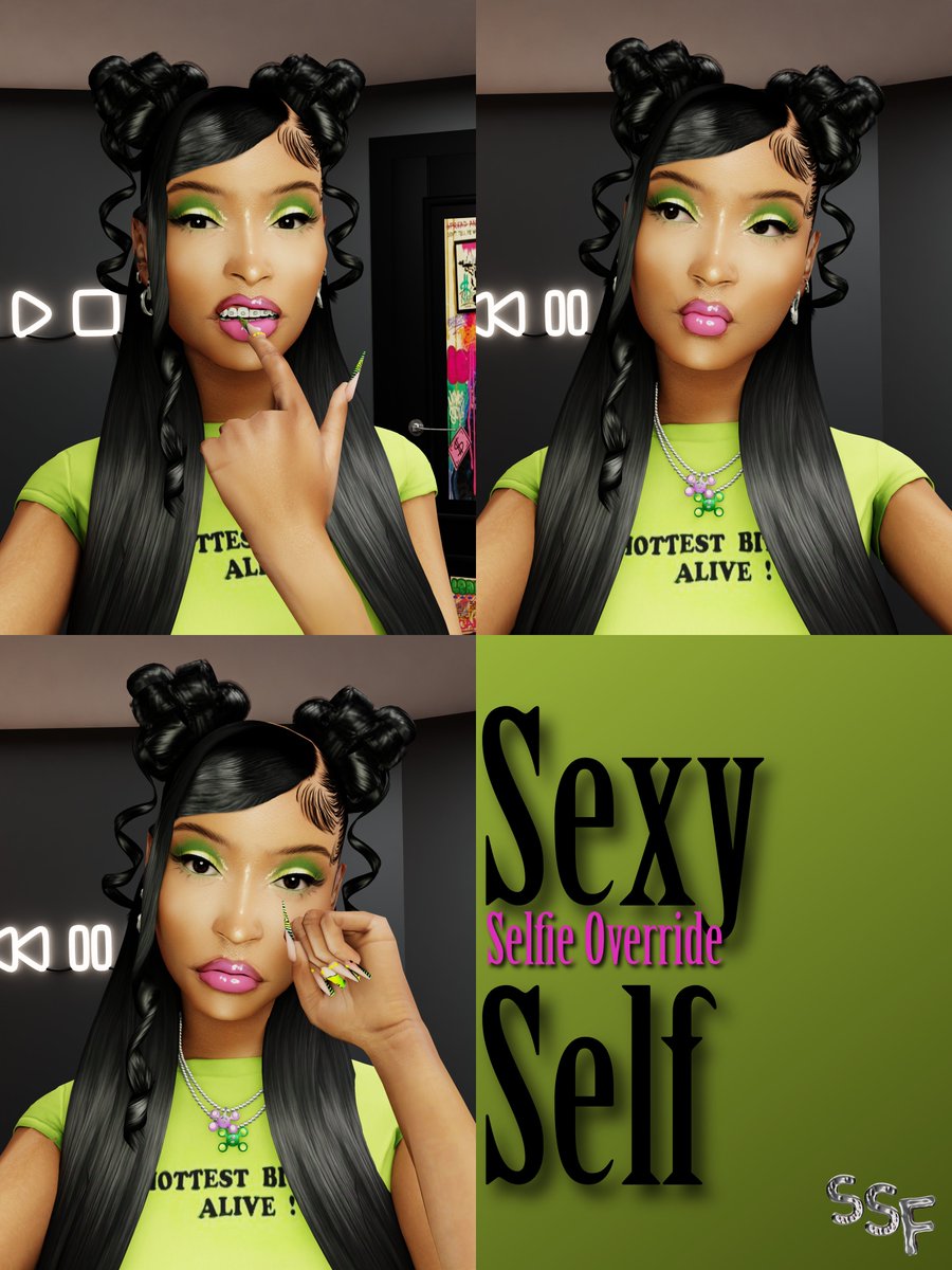 SimsSaveFile's tweet image. NEW SELFIE OVERRIDE RELEASE!!! "Sexy Self" Out Now!!
Available on Patreon 4 Free🖤🩶🤍