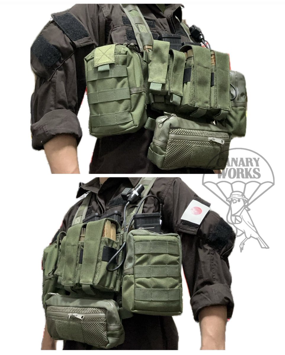 strike_JDM_1742's tweet image. #ミリタリー物販
カナリア装備製作
チェストリグODフルセット 12点
OD色限定一点
付属品は画像3枚目に記載しております。
35000円 送料込みの場合36500円