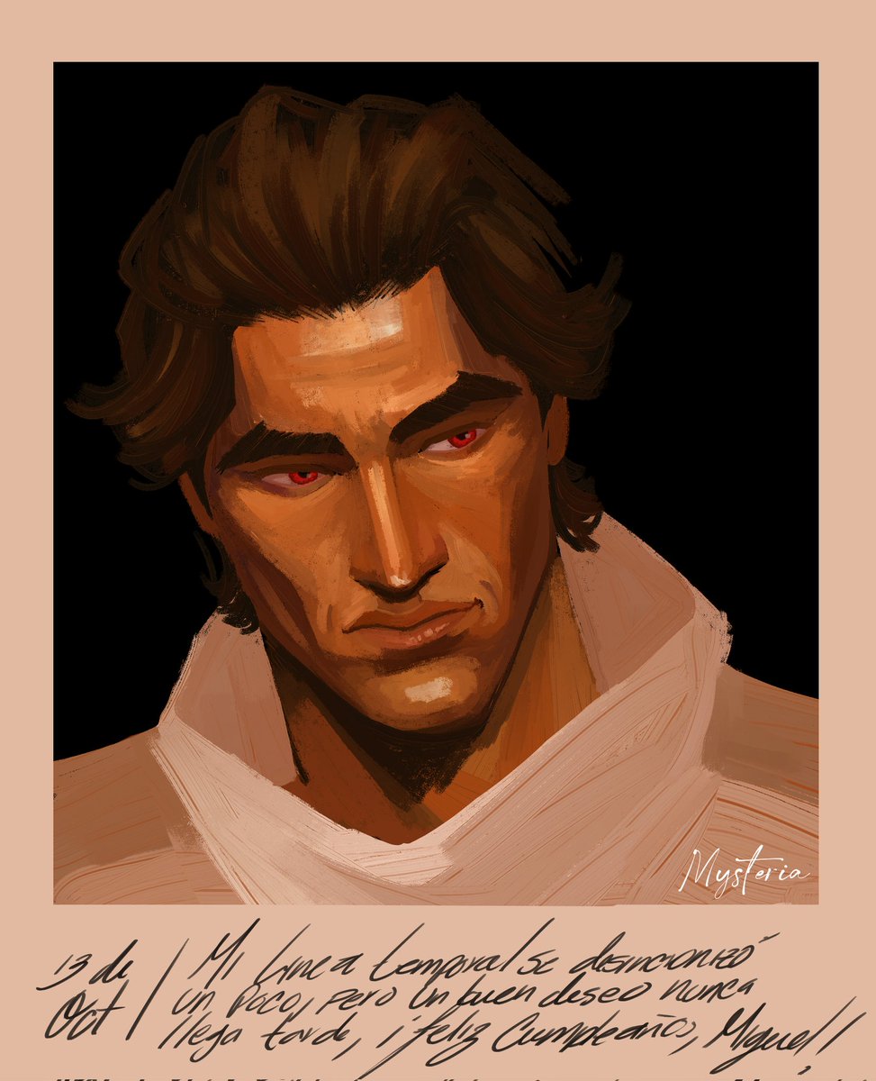 MysteriaFF's tweet image. I found a new oil brush and wanted to try it out by making a little drawing for Miguel’s birthday! This was the result.

#SpiderVerse
#spiderman2000
#atvs