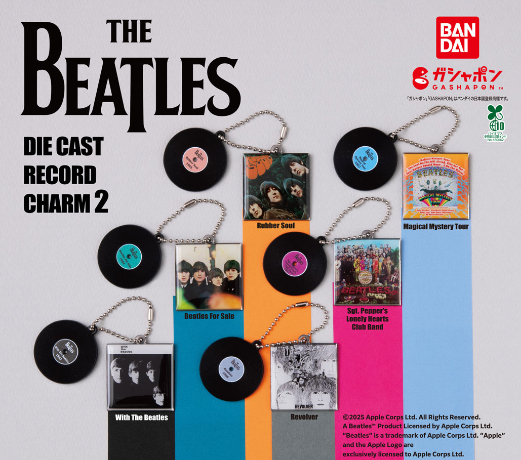 商品情報】 ／ BEATLES ダイキャストレコードチャーム2 （税込400円