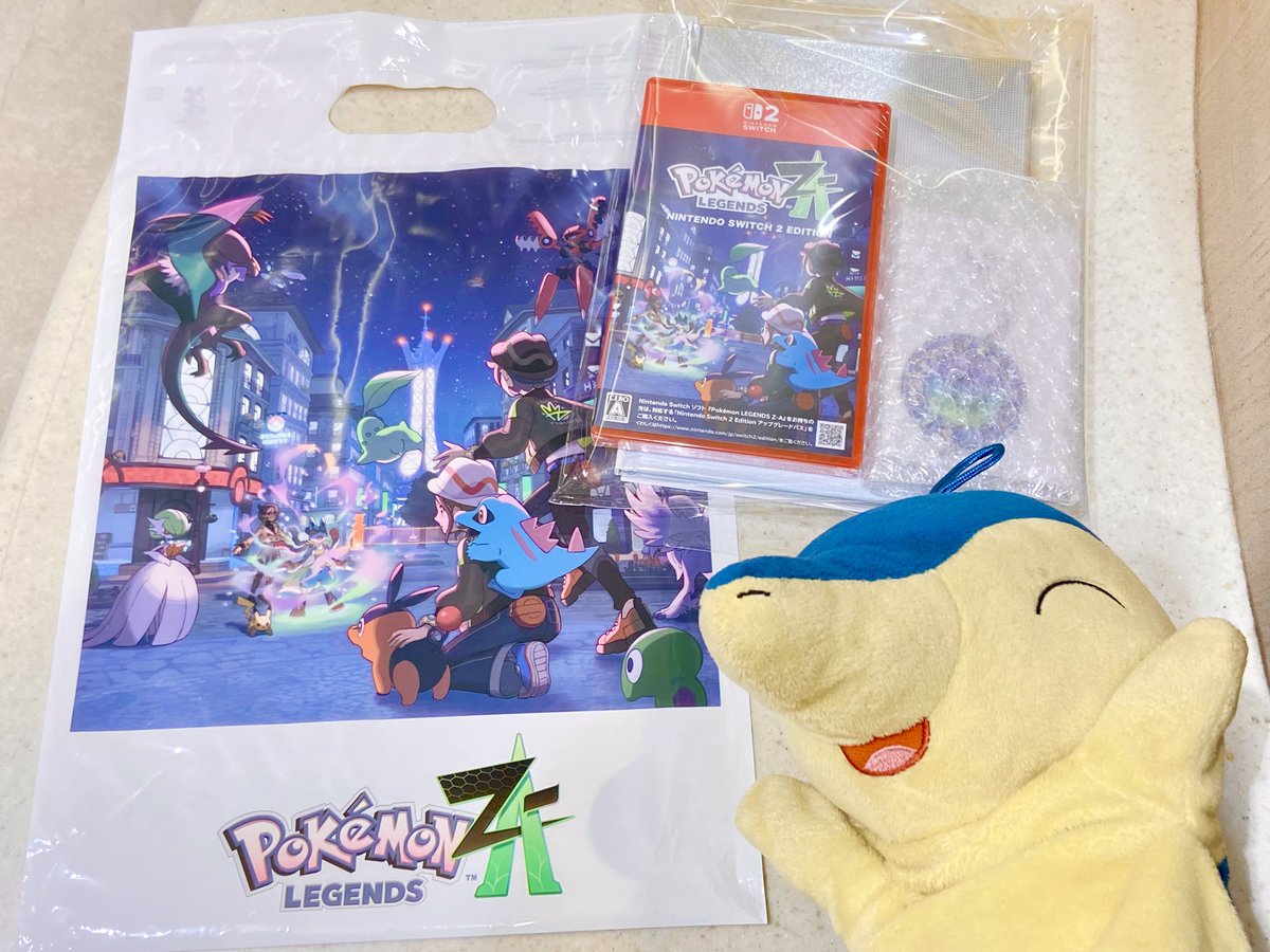 ZA.ᐟ.ᐟポケモンセンターでGETだぜ.ᐟ.ᐟ.ᐟ.ᐟ ロゴ入りの限定