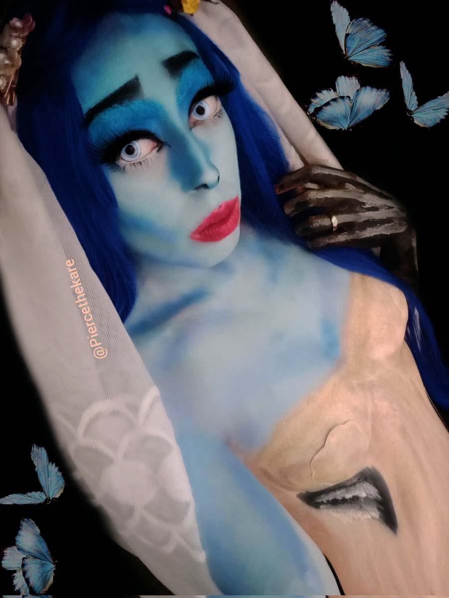 Piercethekare's tweet photo. 💍💐🐛

https://t.co/HtA2RVjZ5D
https://t.co/qEKZaJmj0M
https://t.co/Ou7VPZKUna
.
#CorpseBride #bodypaintgirl #bodypain #elcadaverdelanovia #makeup #maquillaje #cosplay #timburton #halloweenmakeup #emilycosplay #emilycorpsebride #Emily #halloween #viral  #Tendencia #fypシ https://t.co/BgObMwY5k5