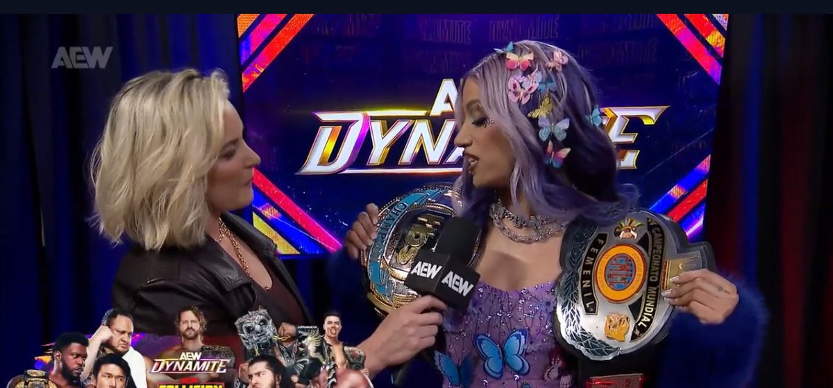 WrestlingMark16's tweet image. Open Challenge? Segment with a debut/return? #AEWDynamite