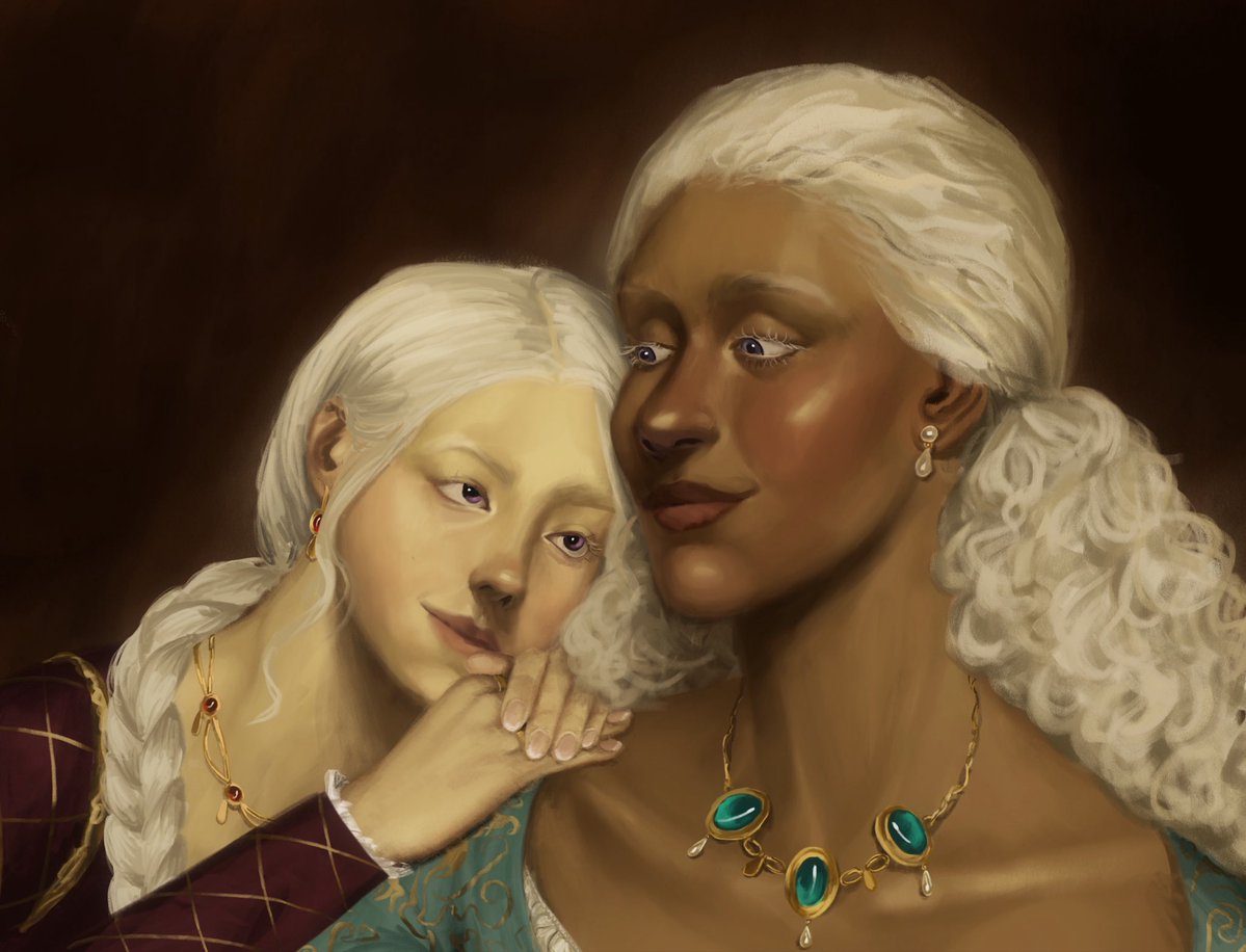 Vivi (@vvave3005) on Twitter photo #RhaenyraWeek2025 | day 7: Relationship #laenyra
“Fond and More Than Fond”
🎨: <a href="/manymanymirrors/">althea ☼ comms open</a> #RhaenyraWeek2025 | day 7: Relationship #laenyra
“Fond and More Than Fond”
🎨: <a href="/manymanymirrors/">althea ☼ comms open</a>