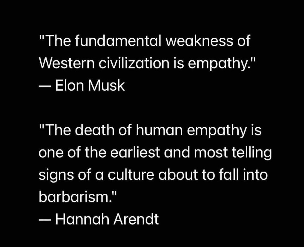aden_shillito's tweet image. Empathy, inclusion and diversity is what made civilisation possible.