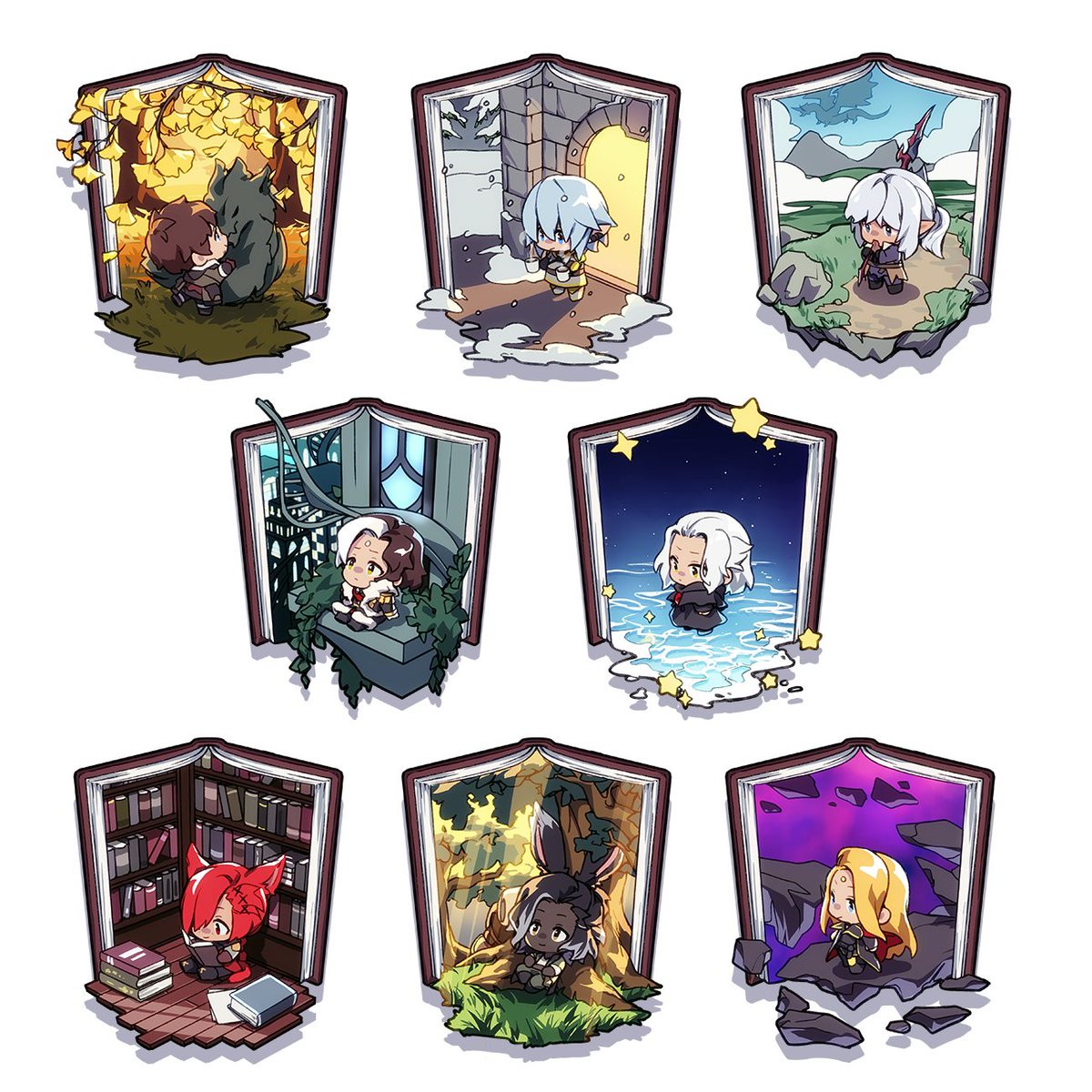 💖their journey💖

available as keychains and standees at gateway!! and they'll be up online in november ^^