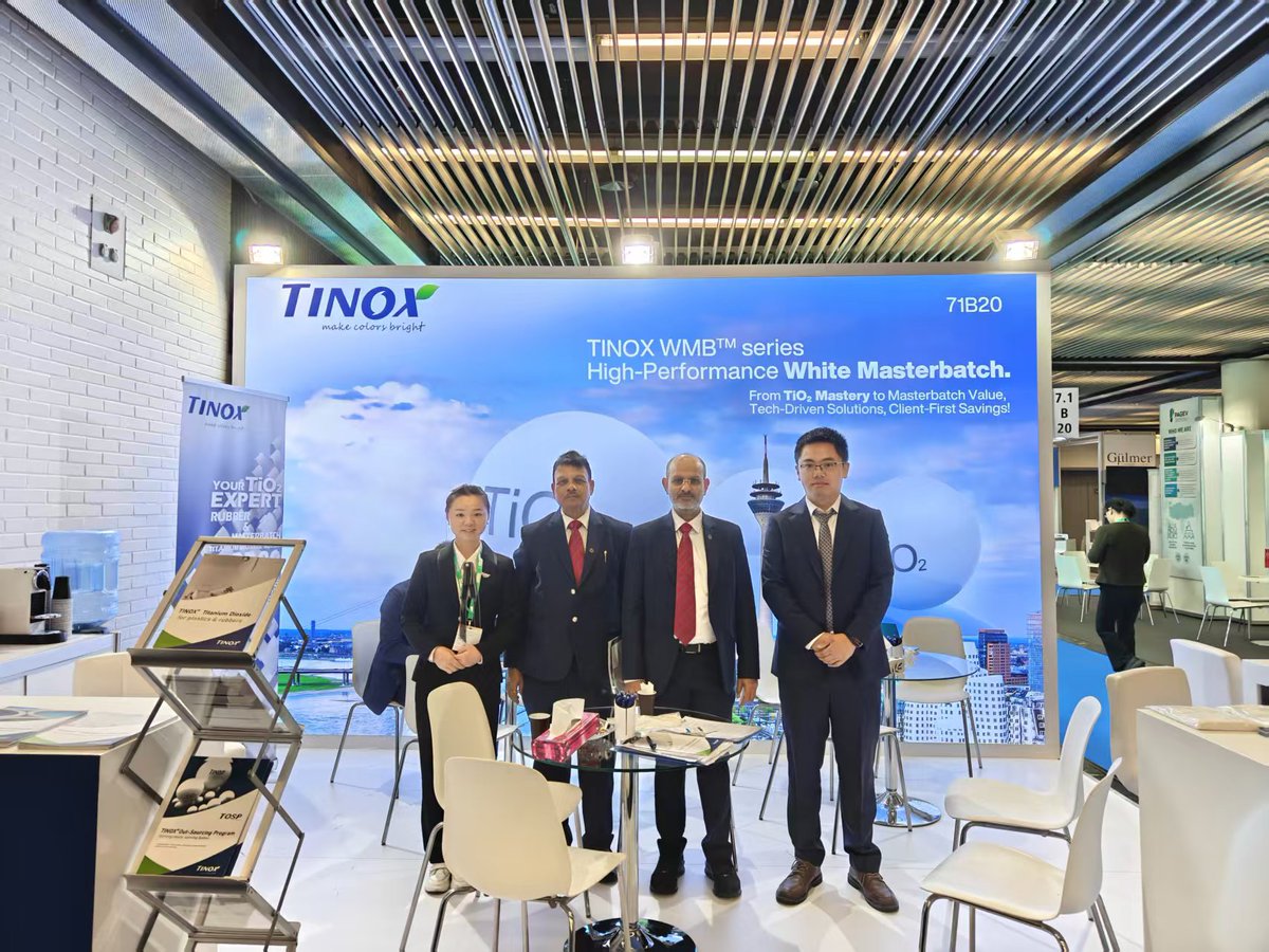 Lena_Yuan0116's tweet image. Tinox&apos;s journey at KFAIR2025 wraps up successfully! 🎉 Gratitude to all visitors for your valuable time and insights; it&apos;s been a productive and pleasant experience. Our commitment to titanium dioxide solutions stays strong. See you next time! 👋#KFair2025 #Dusseldorf #TiO2