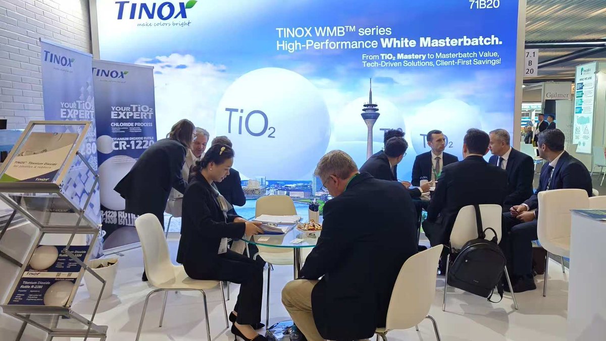 Lena_Yuan0116's tweet image. Tinox&apos;s journey at KFAIR2025 wraps up successfully! 🎉 Gratitude to all visitors for your valuable time and insights; it&apos;s been a productive and pleasant experience. Our commitment to titanium dioxide solutions stays strong. See you next time! 👋#KFair2025 #Dusseldorf #TiO2