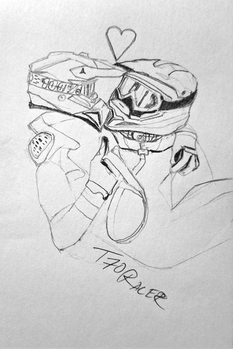 T70_Racer's tweet photo. Had to doodle them up, just too cute to me ✍🏻🏁, much gear love to you 2 ♥️🏁. https://t.co/OXXDa0cZqs