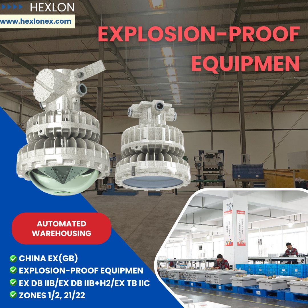 Hexlon88's tweet image. In hazardous areas, risks lurk everywhere:
✅ Flammable gases
✅ Combustible dust
✅ Electrical sparks
✅ Hot surfaces
✅ Static electricity
Reliable explosion-proof equipment is non-negotiable.
17 years | Global projects | OEM/ODM
#SafetyFirst #ExProof  #OilAndGas #hexlon