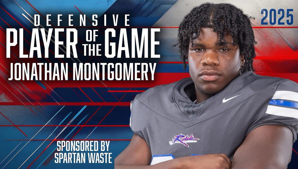 Congratulations to our Defensive Player of the Game vs Gaffney!!!!

Sponsored by
💙🏈 SPARTAN WASTE 🏈💙