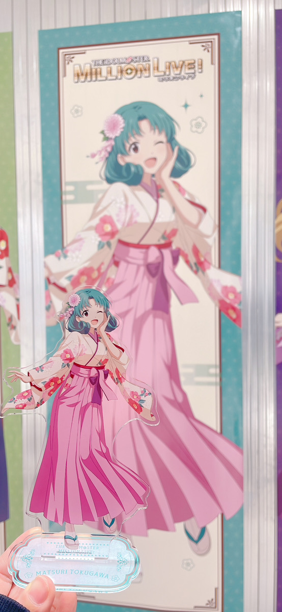 ミリオンライブ 徳川まつり　特大アクリルフィギュア　抽選会 🍁アイドルマスター ミリオンライブ！ POP UP SHOP🍁 10月16日(木)現在
