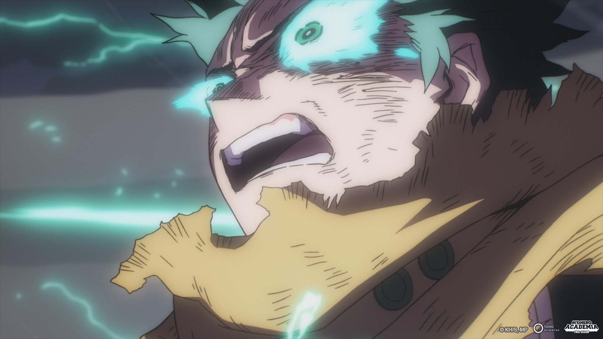 Crunchyroll's tweet photo. Moments before...well, you'll see. (via My Hero Academia FINAL SEASON) https://t.co/MeHMJFk0Zx