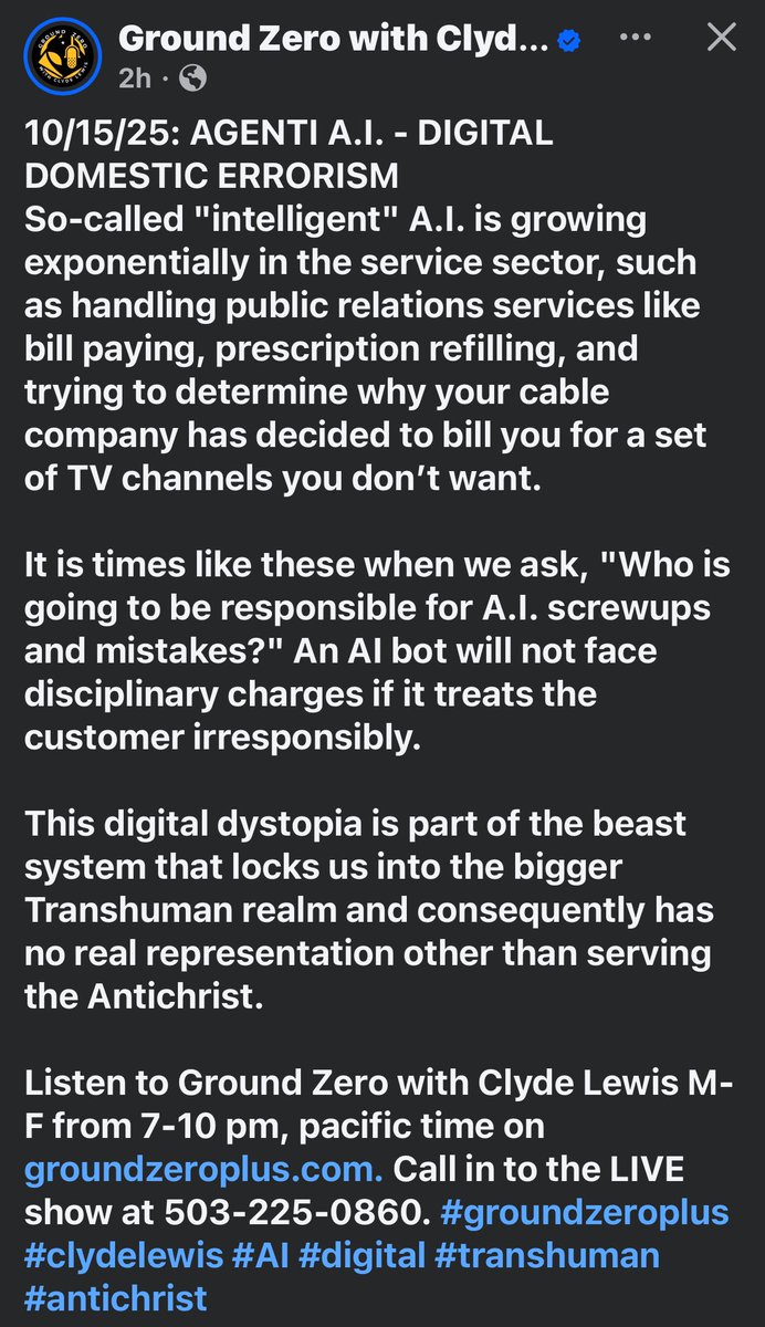 Listen to <a href="/ClydeLewis/">Clyde Lewis</a> with me?
👽❤️🔥🎃❤️🔥🌶️

groundzeroplus.com