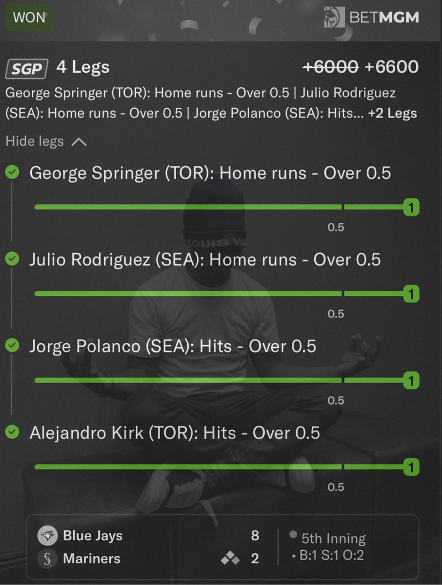 AllOffRisks's tweet image. Carrots In My Ear I got on rabbits mcgeeeee

 (+6600)🥕

Shiners Premium Access - whop.com/all-off-risks/

#viral #nfl #gamblingx #parlay