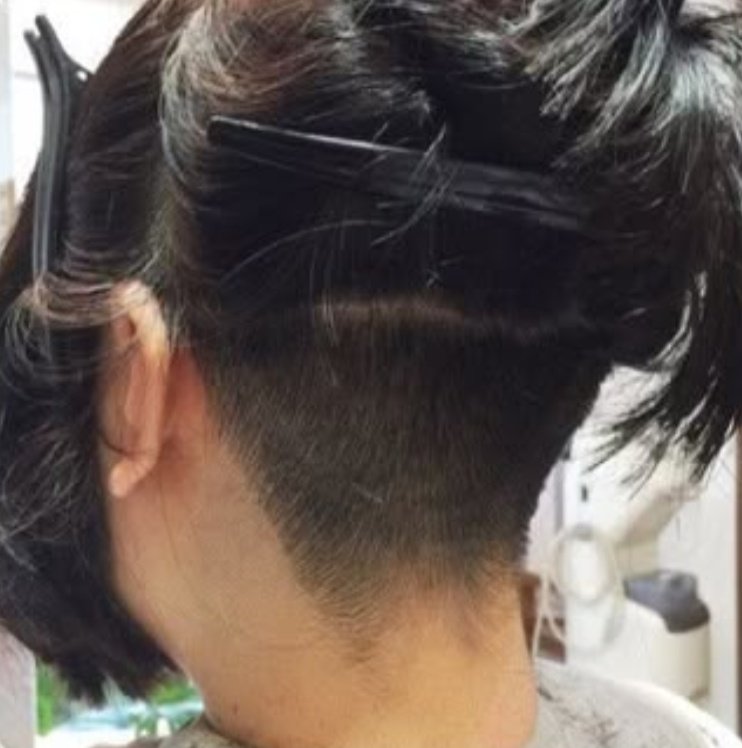 まだまだ襟足を整えられそう・・