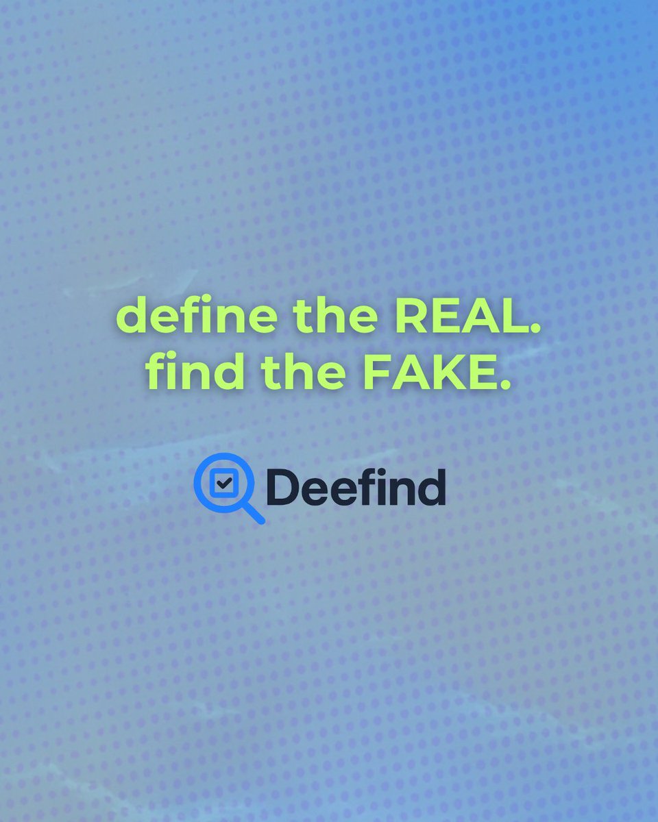 DeeFind | Deepfake Detector tweet media