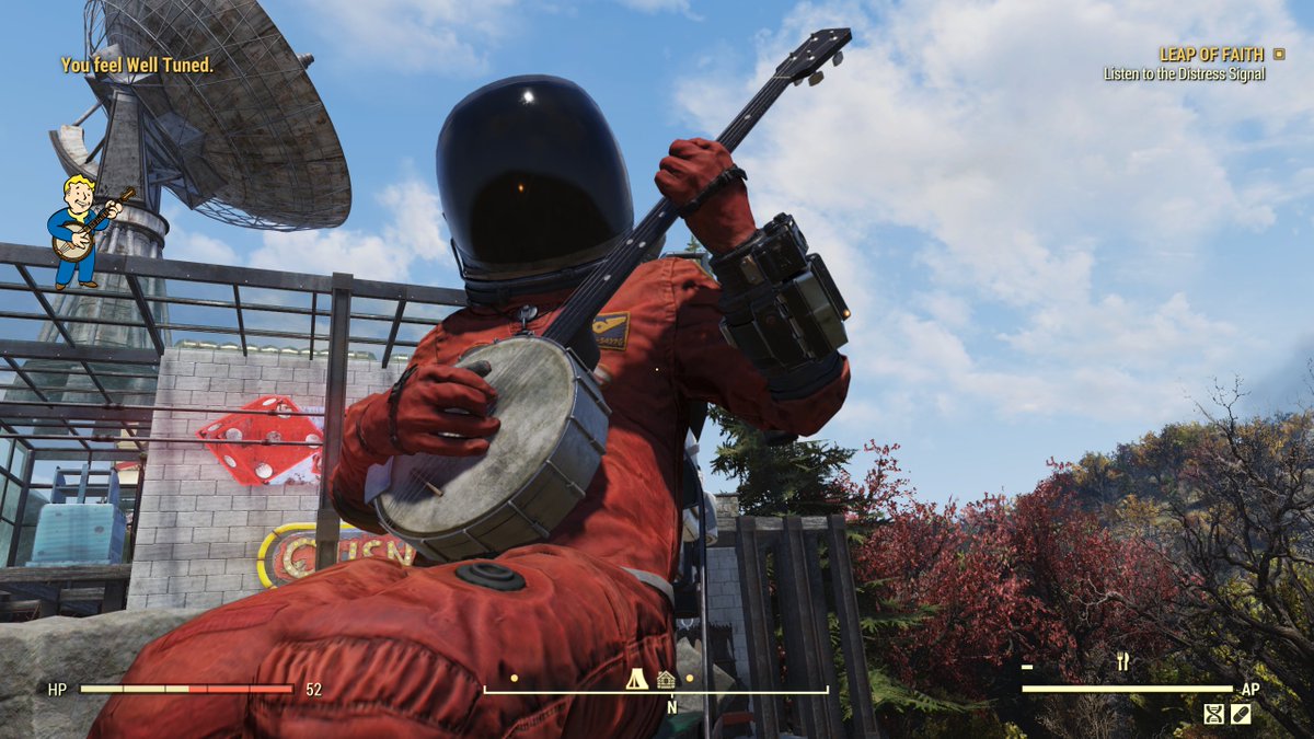 petepistoleiro's tweet photo. It’s been years since I’ve set foot in Appalachia… but it feels like I never left. 🎸✨ 
#Fallout76 #GamingCommunity #Fallout #Bethesda #GamerLife #PostApocalyptic #WastelandVibes #GamingScreenshot #ReturnToTheWasteland #FalloutFans https://t.co/lOXxLn6egn