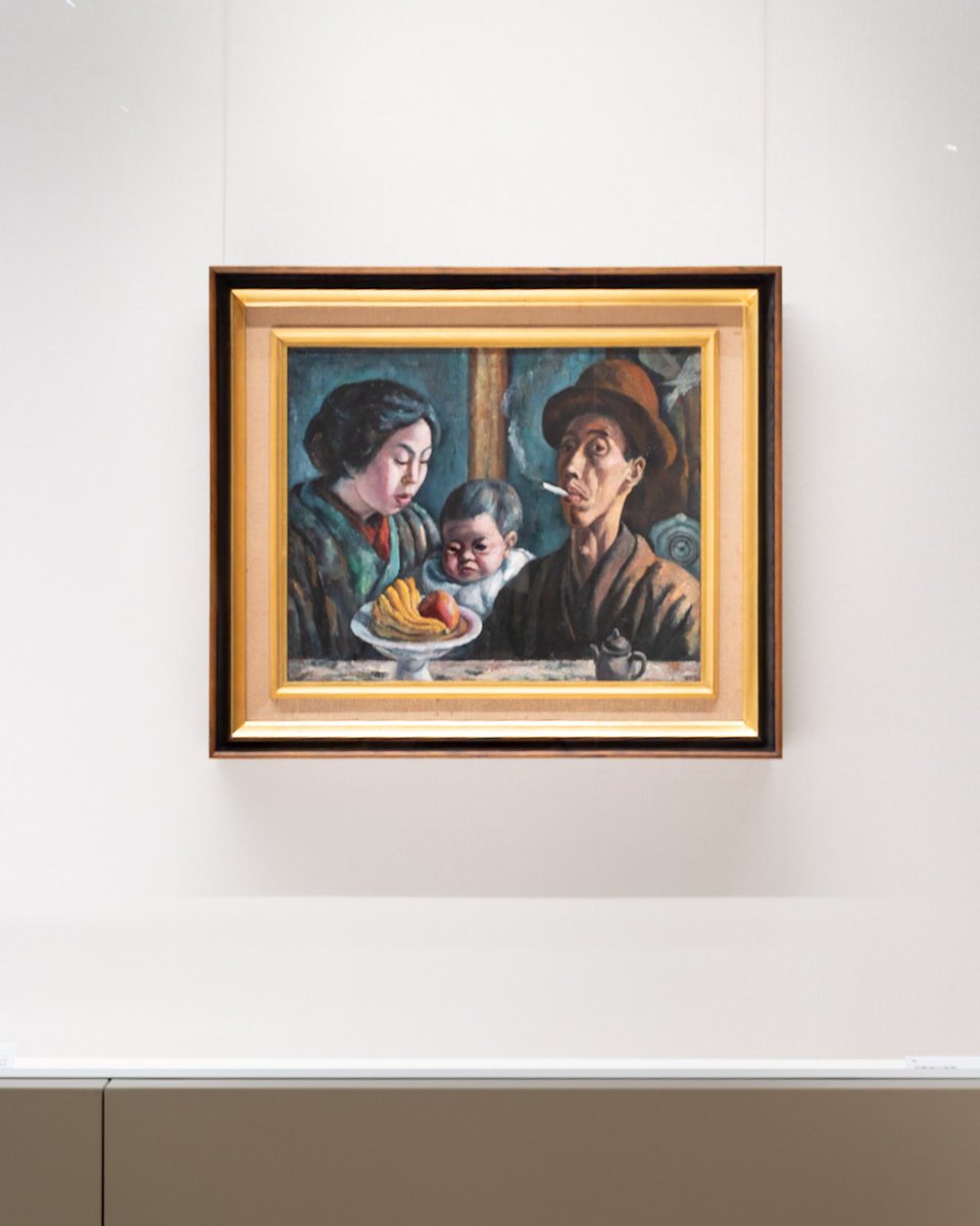 小出展 展示作品をご紹介🖼️】 小出楢󠄀重 《Nの家族》（重要文化財