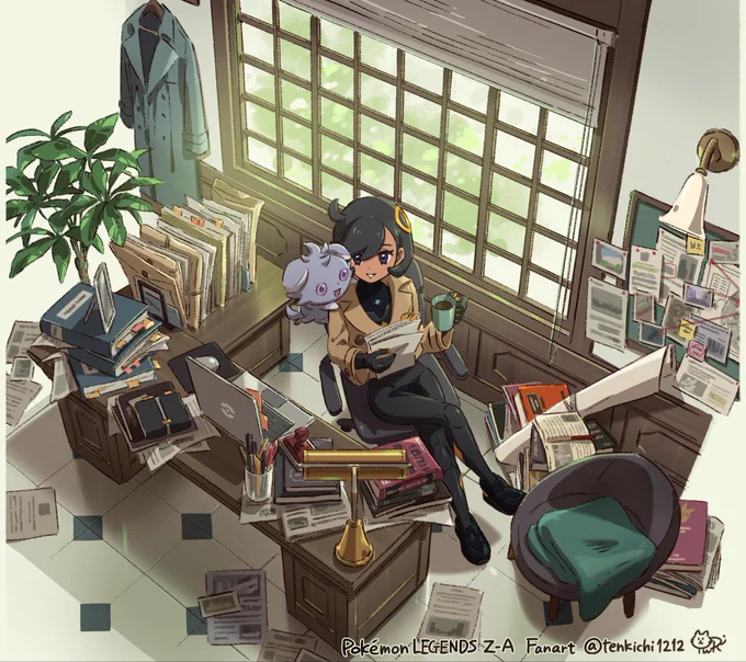 10月16日に発売となりました株式会社ゲームフリーク開発の『Pokémon LEGENDS Z-A』に、背景デザインの一部で参加させていただきました。  どうぞよろしくお願いいたします! #PokemonLegendsZA