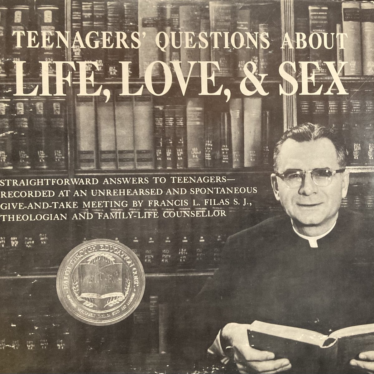 Episode 23: Meet Fr. Francis Lad Filas, S.J. — expert on St. Joseph, TV explainer of the Shroud of Turin, and (unexpectedly) 1964’s teen sex educator. Join Sean for this wild spin through Fr. Filas’ record and a stroll with the Shaded Dog!

tinyurl.com/y3x6zpjs