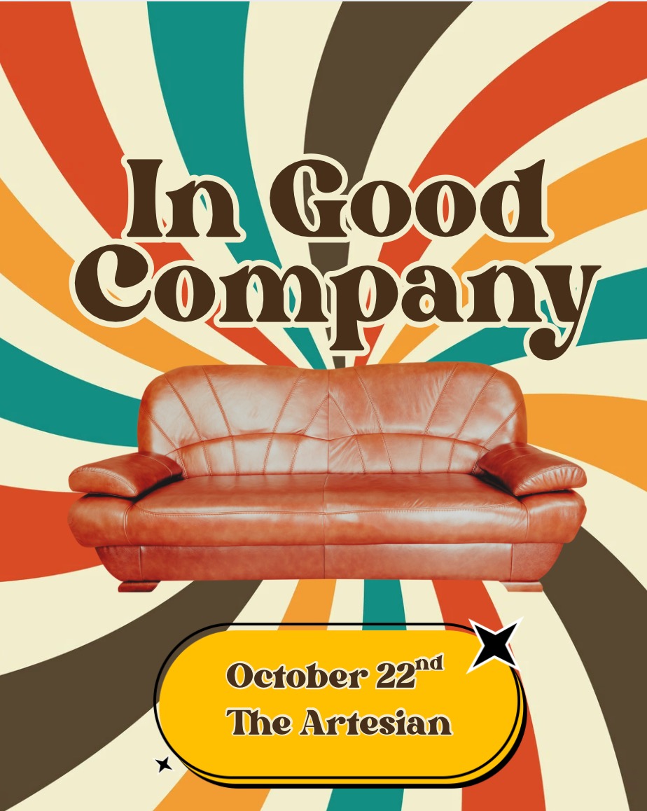 We are back and ready to laugh up spooky season with all of you! ✨🎤 In Good Company returns with an Improv Show on Oct 22 at 8PM. Join us for a night of laughter, spook and improvisation.

🎟: artesianon13th.ca/event-calendar…