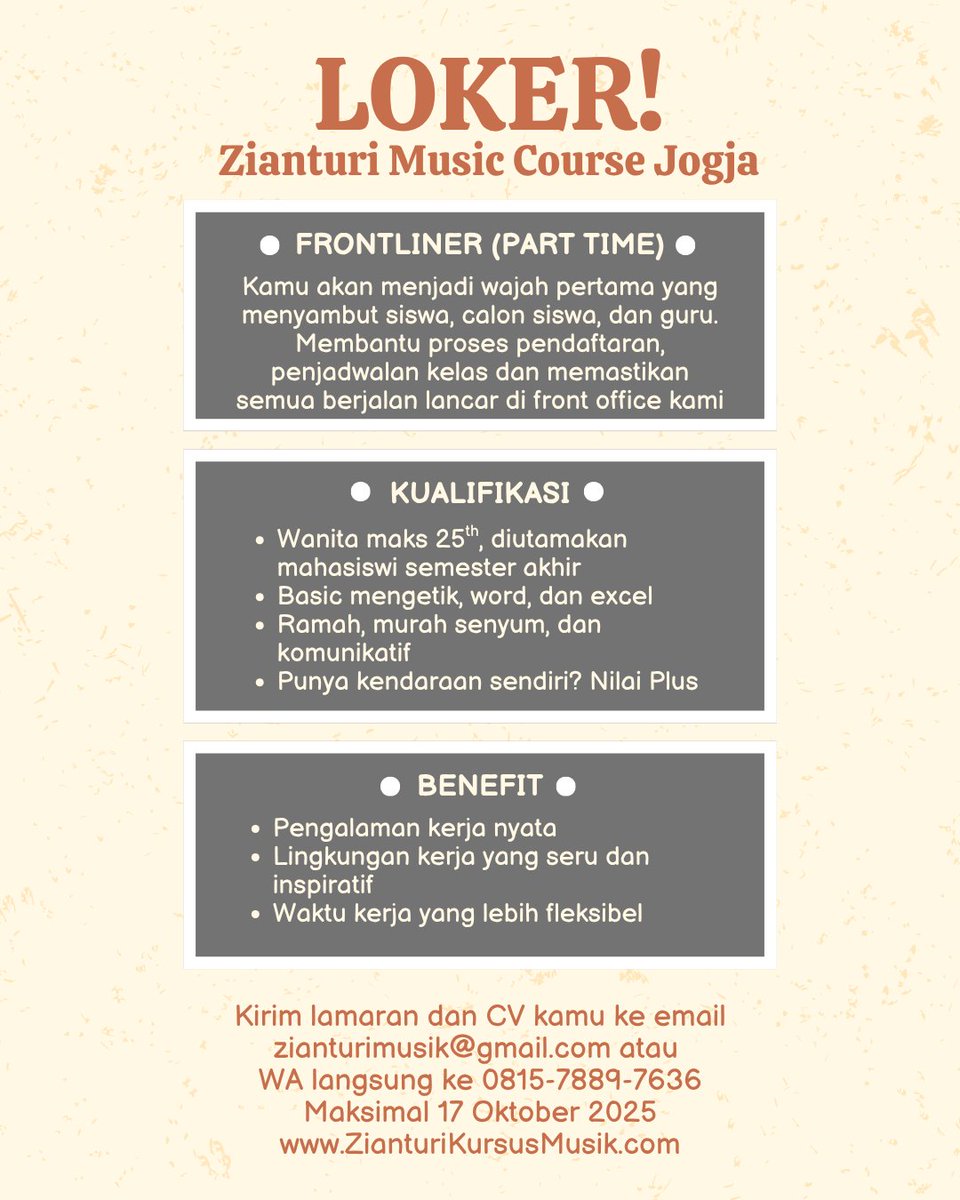 windhojong's tweet photo. Dibutuhkan cepat #loker di kota #Jogja #partime #lowonganparttime #lokerjogja #KerjaPartTime  #parttimejogja #lowongankerjajogja https://t.co/uxlTbZSGHy