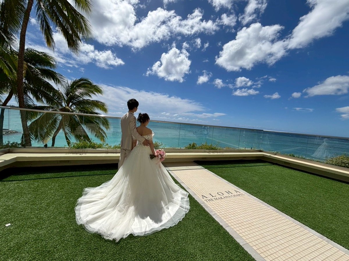 ハワイで参列者ゼロ結婚式してきた〜〜〜❕❕❕🤙🍍🌺🌴🏄🏏