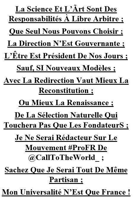 TempS8888QI's tweet photo. ✊#Tweet #ProFRÛ🇫🇷✊♻️🌌♾ :

L'#Unviersalité Du #PRÕJÊTS Doit Se Faire Comprendre ;
Ce Ne Sera Pas Simple ;
Un #Ange Et Un #Démon Sur Chaque Epaule ?
Pour L'Un Des Collaborateurs Fondateurs ;
#FÕMH Porte Lui La #Lune Et Le #Soleil ;
Ses Colonnes Sont Rongorongo !

#FÌJPÛ #ÕMHCÔ https://t.co/MJhNL3WBYn