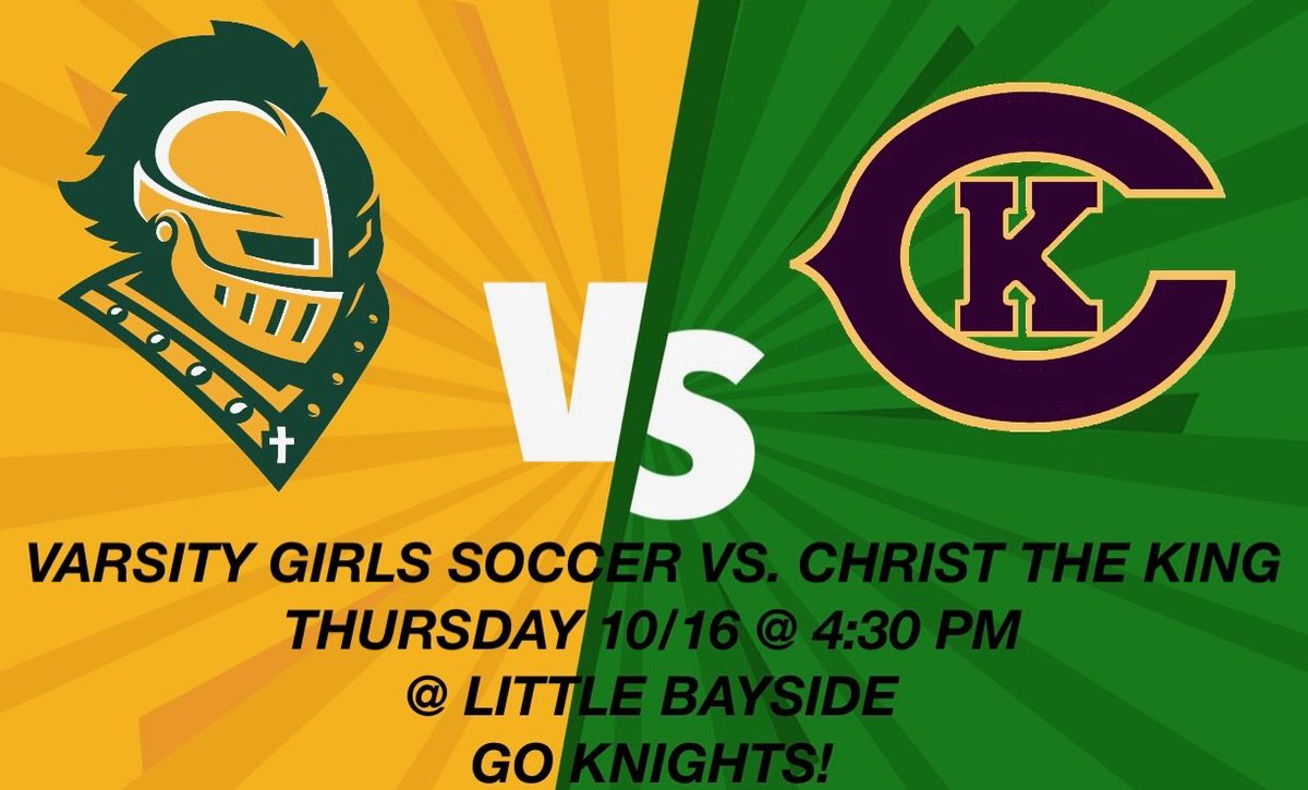 Good luck to the Girls  Varsity team. GO KNIGHTS!