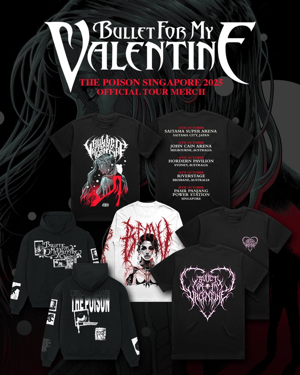 Singapore, get ready to wake the demon - Official <a href="/bfmvofficial/">BFMV</a> #tourmerch drops at the show next Monday! #bfmv