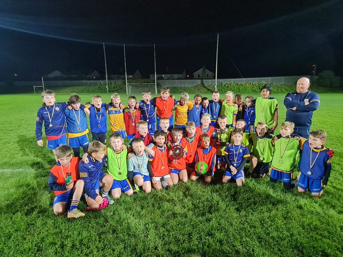 clonmel_og's tweet photo. Sean Quirke u10 Cup

A great way to finish the year for our u10 Go Games group .
32 kids playing.
Thanks to Conor &amp; Ryan for reffing . To coaches , parents , thanks you.
Finally, to Sean Quirke, club president,for his unwavering support in growing the love of sport in our kids. https://t.co/fmp7kqY0iD