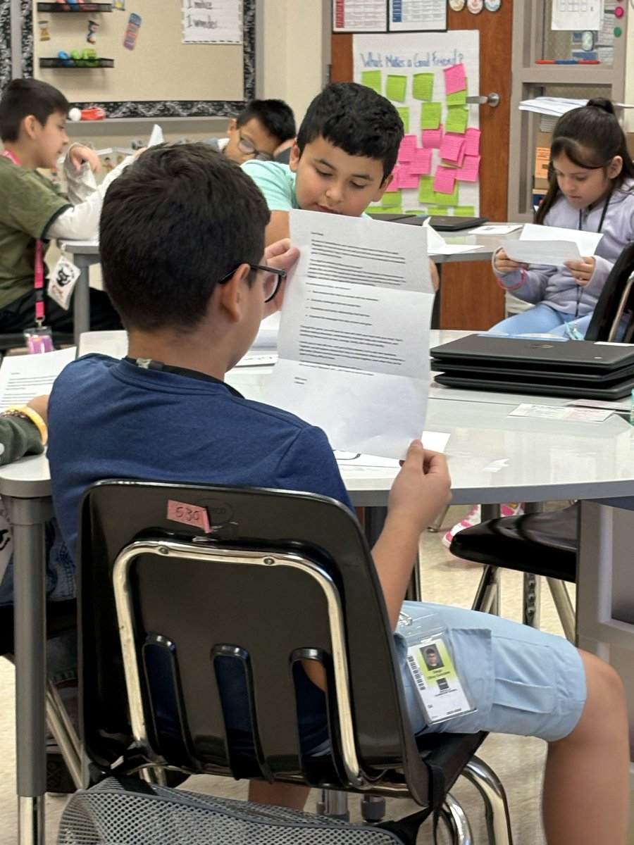 Mysterious letters arrived this morning.
Signed by… Celeste. My students couldn’t wait to find out who she was. They searched every description like literary detectives. That’s how the magic of Contemporary Fiction begins. <a href="/eariasrobles/">Elizabeth Arias-Robles</a> <a href="/MarcellaES_AISD/">Marcella Elementary</a> <a href="/EfrineRegino/">Mr. Regino</a> <a href="/Amplify/">Amplify</a>