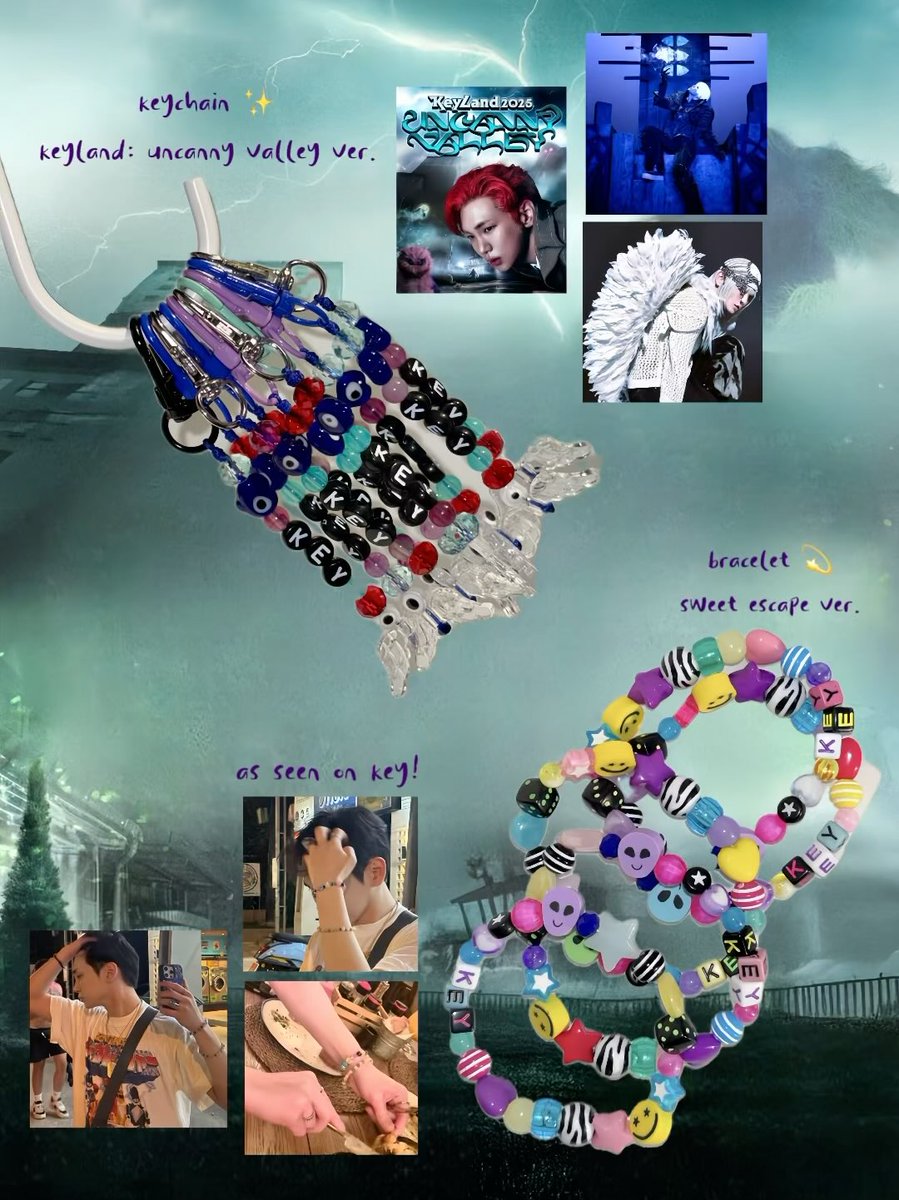 moshimoshitaem's tweet photo. 🌀 fan support 🌀

2025 KEYLAND: Uncanny Valley in Singapore

🪽 keychain
👾 bracelet 

📍 capitol theatre
📆 18 Oct 2025
‼️ exact location &amp; time TBA
‼️ very limited quantity

#KEY #키 #2025KEYLAND #KEYLAND #UncannyValley #언캐니밸리 
#2025KEYLAND_in_SINGAPORE https://t.co/QFeuk7b5Zy