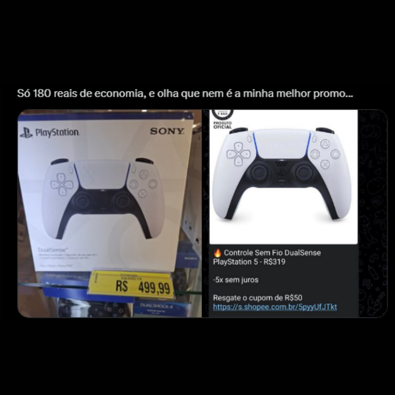 bruxopromos's tweet photo. ja fiz uma galera economizar muito, mas vc nao ta nos meus grupos e perde essas brabas