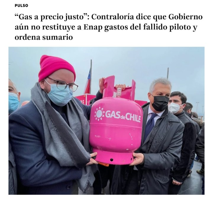 Ya, ahora cuéntanos sobre la estafa del "gas a precio justo" y si restituyeron la plata.