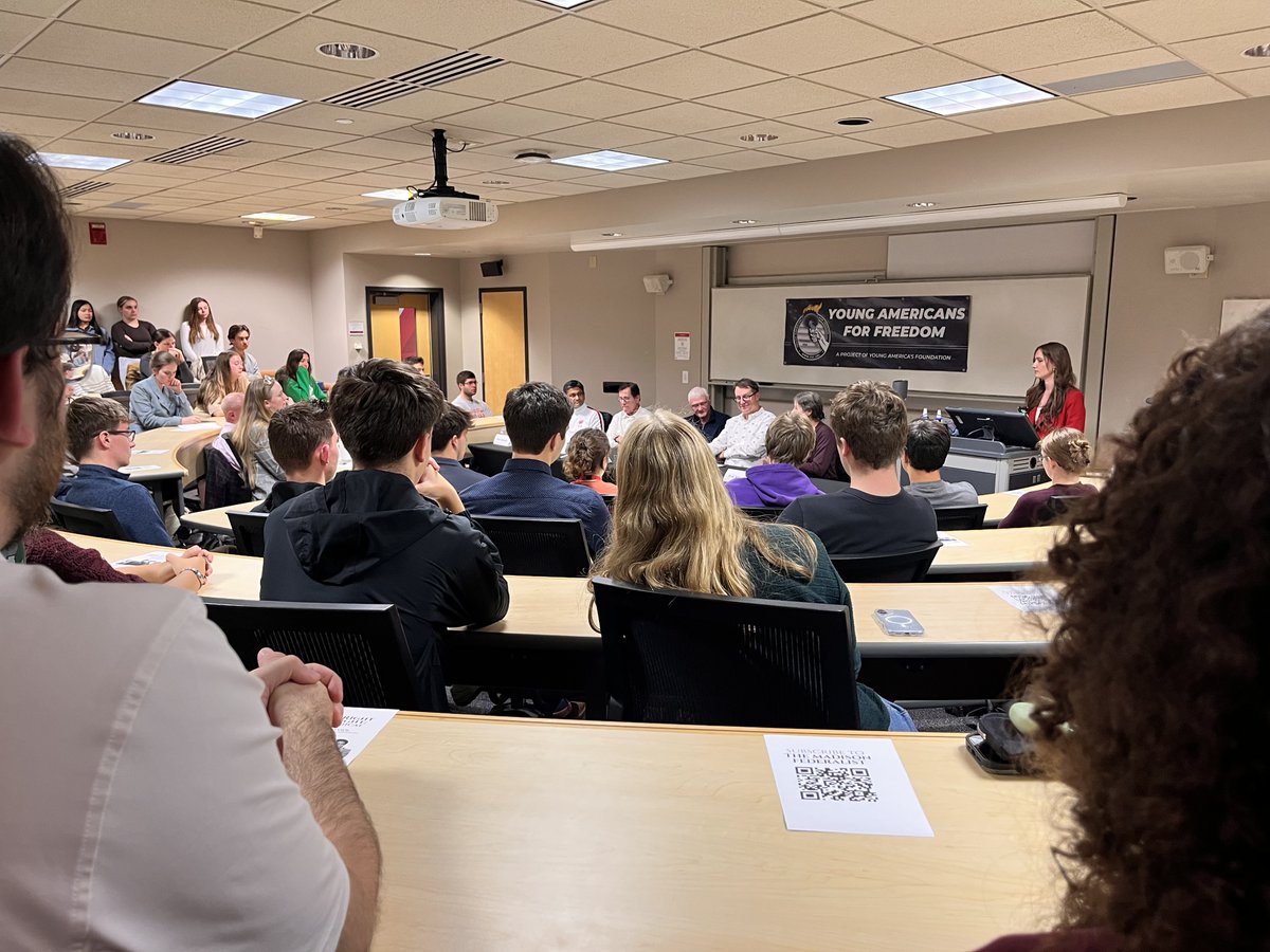 BenjaminRothove's tweet image. Tonight's @WisconsinYAF conversation about ideological diversity at UW-Madison was a huge success. Students were excited to hear from our amazing faculty panelists. We're especially thankful to professor emeritus Donald Downs for coming to campus for the event!