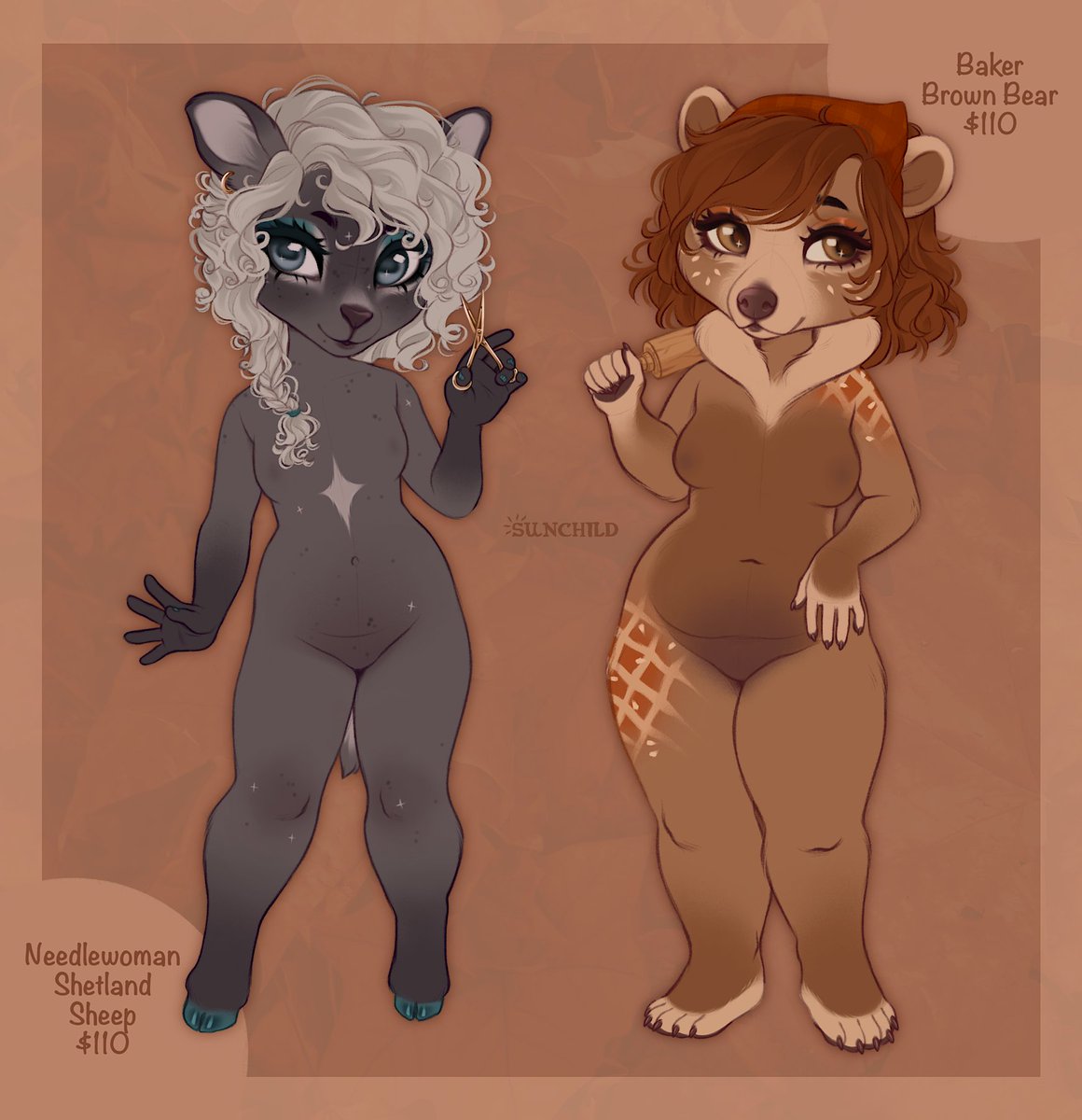 sunchildq's tweet photo. AUTUMN ADOPTABLES AVAILABLE!
$110 🧡🤎💛

1. Librarian Amber Fox
3. Needlewoman Shetland Sheep
4. Baker Brown Bear

If you want to support my artwork, consider commissioning me or sharing this with someone who might like!
(💛+🔄)

#furry #furryadopt #furryartist #furryfandom https://t.co/6EfeeLlChJ