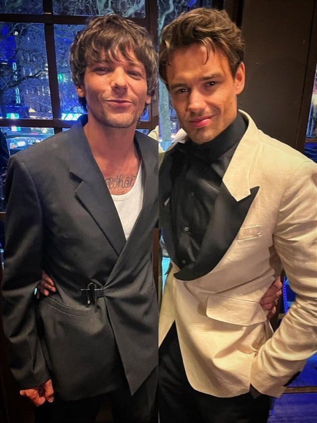 JackalineMadden's tweet image. They both looked so handsome the night of the premiere 💙💔#LiamPayne