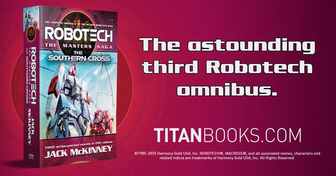 RobotechNews's tweet image. The #Robotech Defense Force must take up arms once more in the astounding third Robotech omnibus!
ROBOTECH – THE MASTERS SAGA: THE SOUTHERN CROSS, VOL 7-9
Have you ordered your copy yet?: bit.ly/3DBMwau
#80s #anime