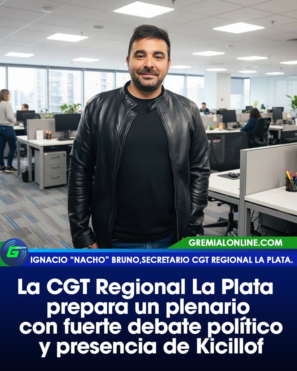 GREMIALONLINE.COM
Ignacio “Nacho” Bruno, adelantó detalles del plenario que se realizará el próximo lunes 20 de octubre en la sede de la central obrera, ubicada en calle 36 entre 2 y 3 de La Plata.