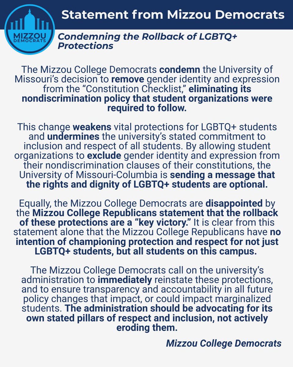 Mizzou College Democrats tweet media