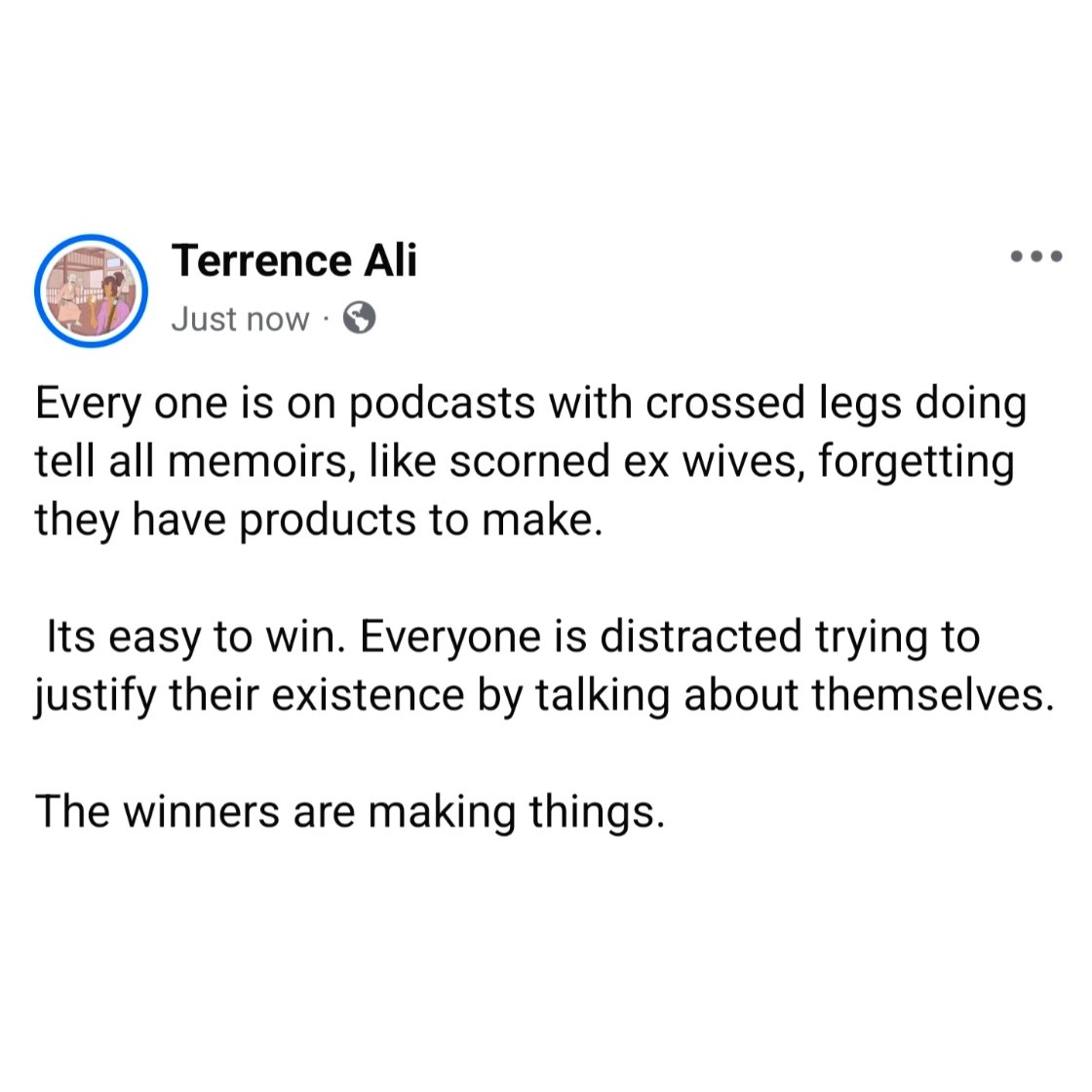 RealTerrenceX's tweet image. This gossip girl era is a easy lick. Your competition is in a chair spilling tea.