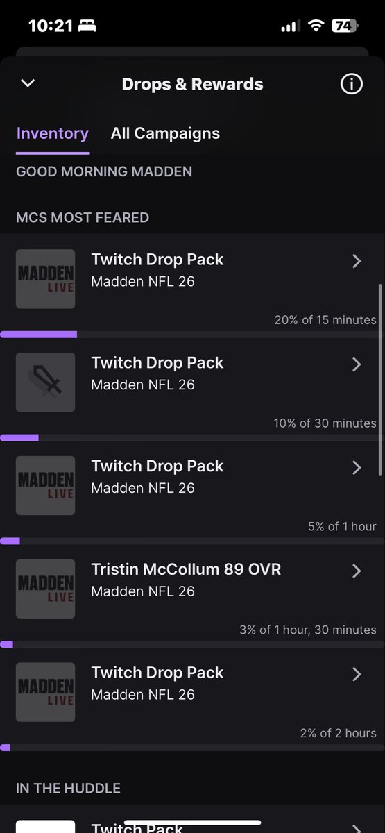 Chris88Castro's tweet photo. @EAMaddenNFL_MCS I never got mine, I watched the entire stream even the early stream at 5PM Eastern. https://t.co/zE7a1m3LNA
