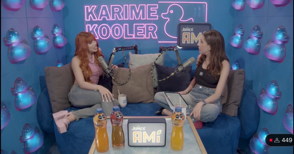 clubdekg's tweet image. Nada mejor que para relajarse que un capítulito de #KarimeKooler con #KarimePindter y #yerimua ¡¡el chisme está🔥🔥!!
KARIME KOOLER X YERI MUA