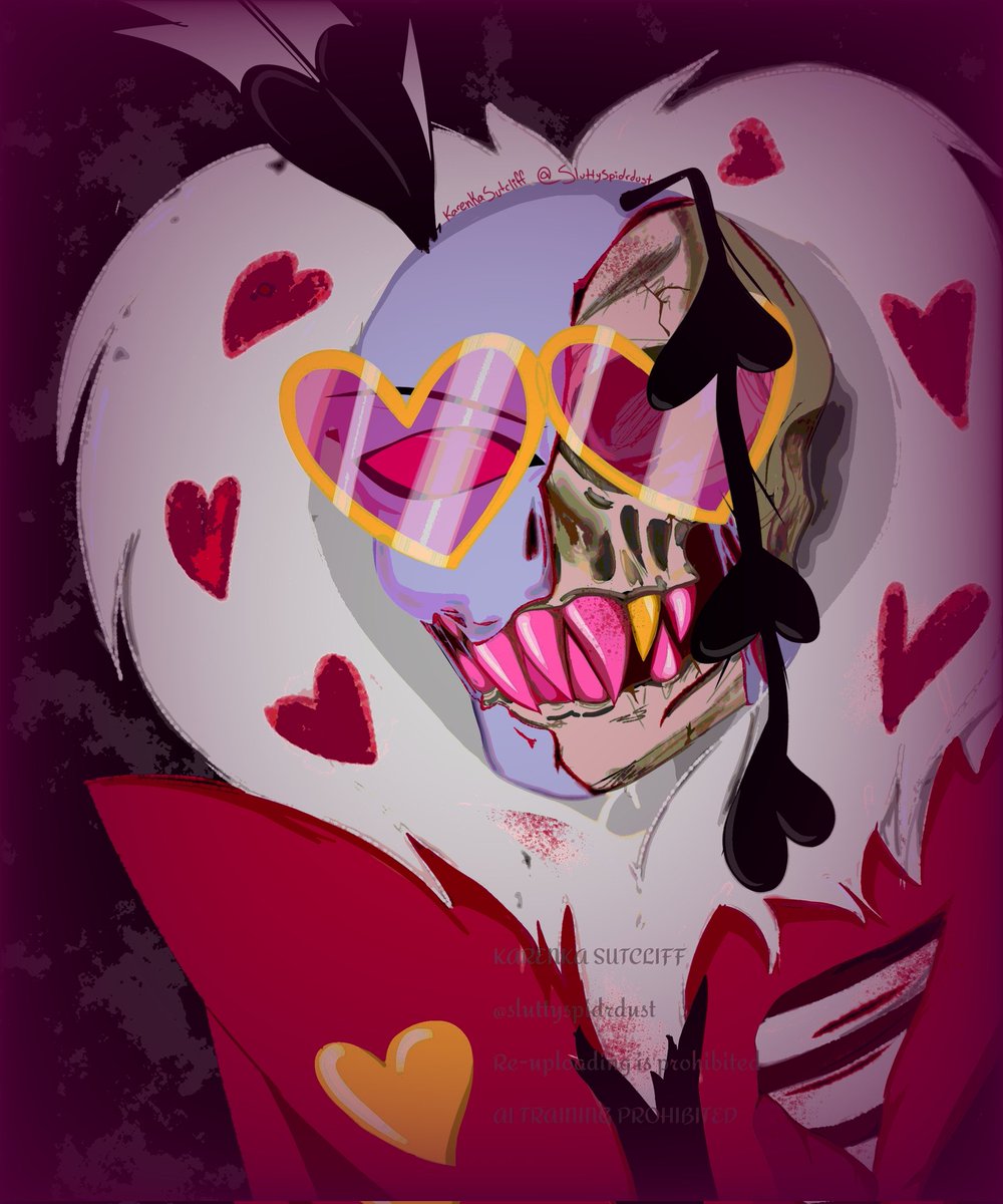 💀🦋

#HazbinHotelValentino
#HazbinHotelFanart 
#Halloween