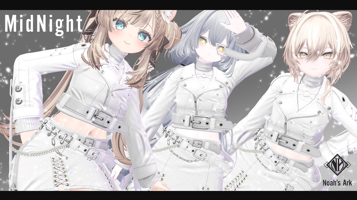 ／
新作３D衣装プレゼント企画✨🎉✨
＼

10/18日(土)に発売予定の新作3D衣装「ミッドナイト / MidNight」を 抽選で3名様にお好きなアバターに対応してプレゼントします！🎊

※Noah’sArkで対応済みアバターが対象🎁

🎊応募条件🎊
1⃣<a href="/Noahs00Ark/">Noah’sArk</a>をフォロー
2⃣この投稿をリポスト
3⃣10/18
