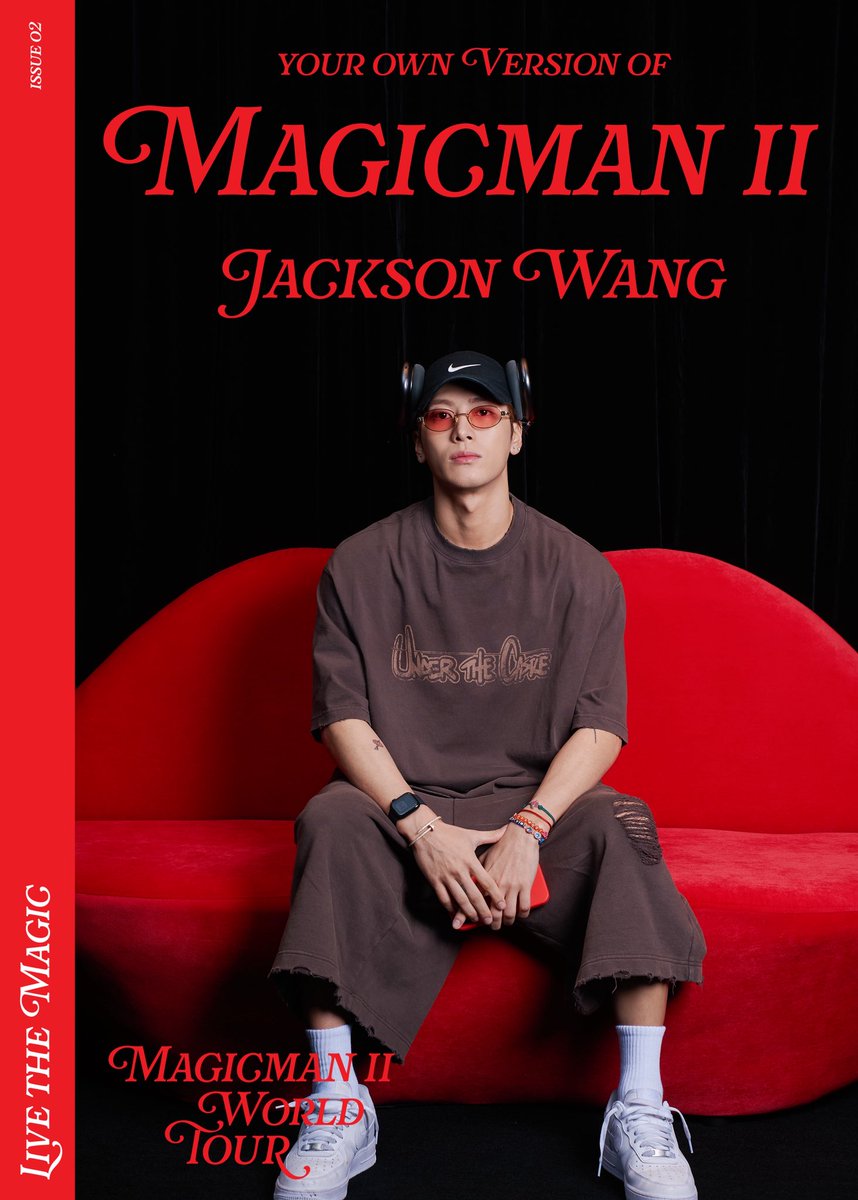teamwangofcl's tweet image. MAGICMAN 2 WORLD TOUR 2025–2026
YOUR OWN VERSION OF MAGIC MAN II
Cover photo created by @JacksonWang852
Thank you for creating these precious memories with us.
#MAGICMAN2WORLDTOUR
#JACKSONWANGWORLDTOUR
#MAGICMAN2
#JACKSONWANG
#王嘉爾
#잭슨