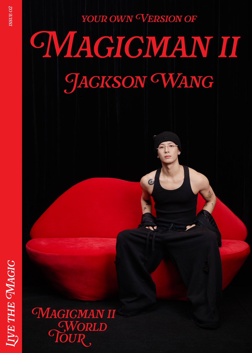 teamwangofcl's tweet image. MAGICMAN 2 WORLD TOUR 2025–2026
YOUR OWN VERSION OF MAGIC MAN II
Cover photo created by @JacksonWang852
Thank you for creating these precious memories with us.
#MAGICMAN2WORLDTOUR
#JACKSONWANGWORLDTOUR
#MAGICMAN2
#JACKSONWANG
#王嘉爾
#잭슨